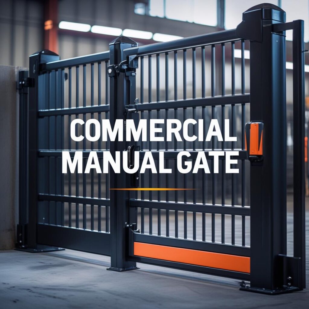 Create Instagram post for my fence company with the text _Commercial Manual_20250723_223909_0000 - Mustang Fencing and Gates "Commercial manual for Mustang Fencing and Gates company featured in an Instagram post."