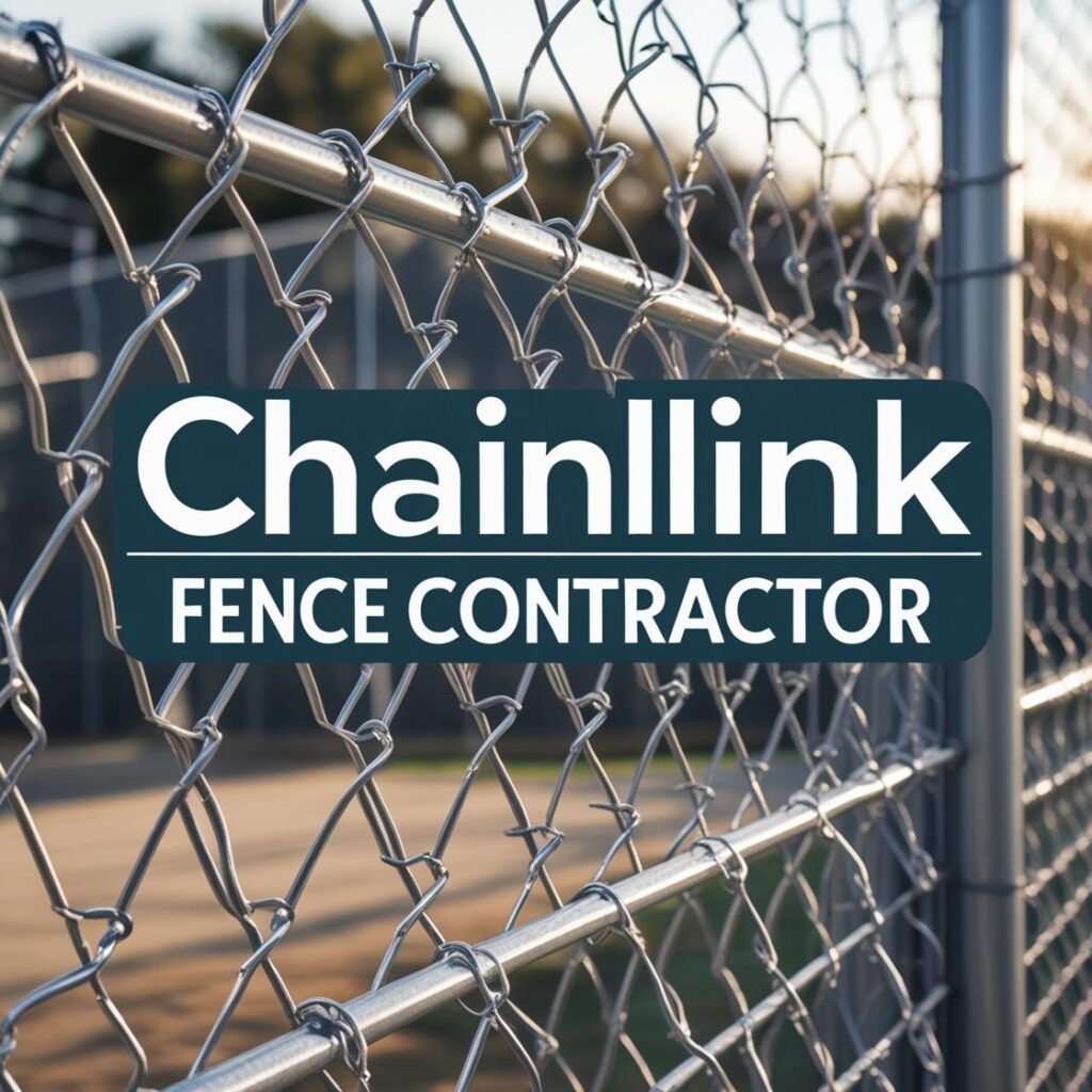 chainlink fence contractor houston tx - Mustang Fencing and Gates "Chainlink fence installation by a professional contractor in Houston, Texas."