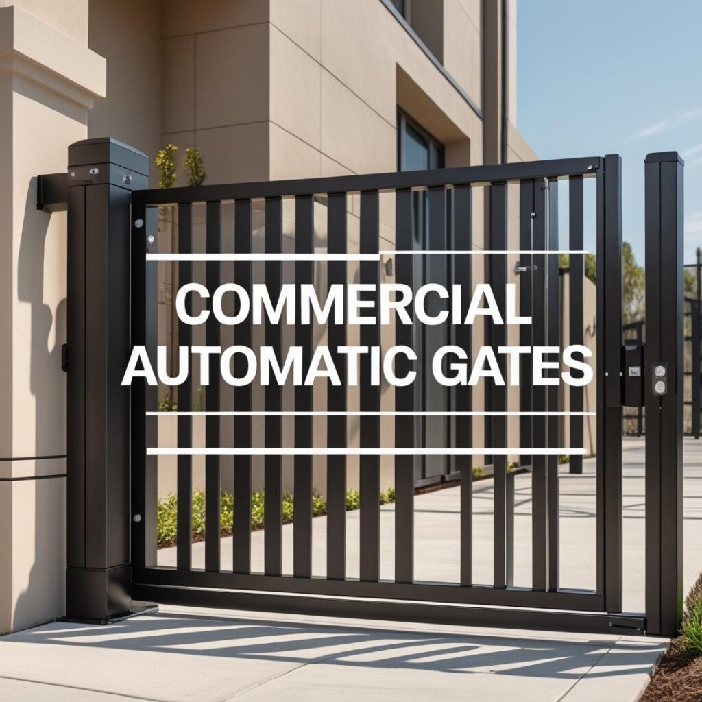 commercial automatic gates houston - Mustang Fencing and Gates "Commercial automatic gates in Houston installed by Mustang Fencing and Gates."