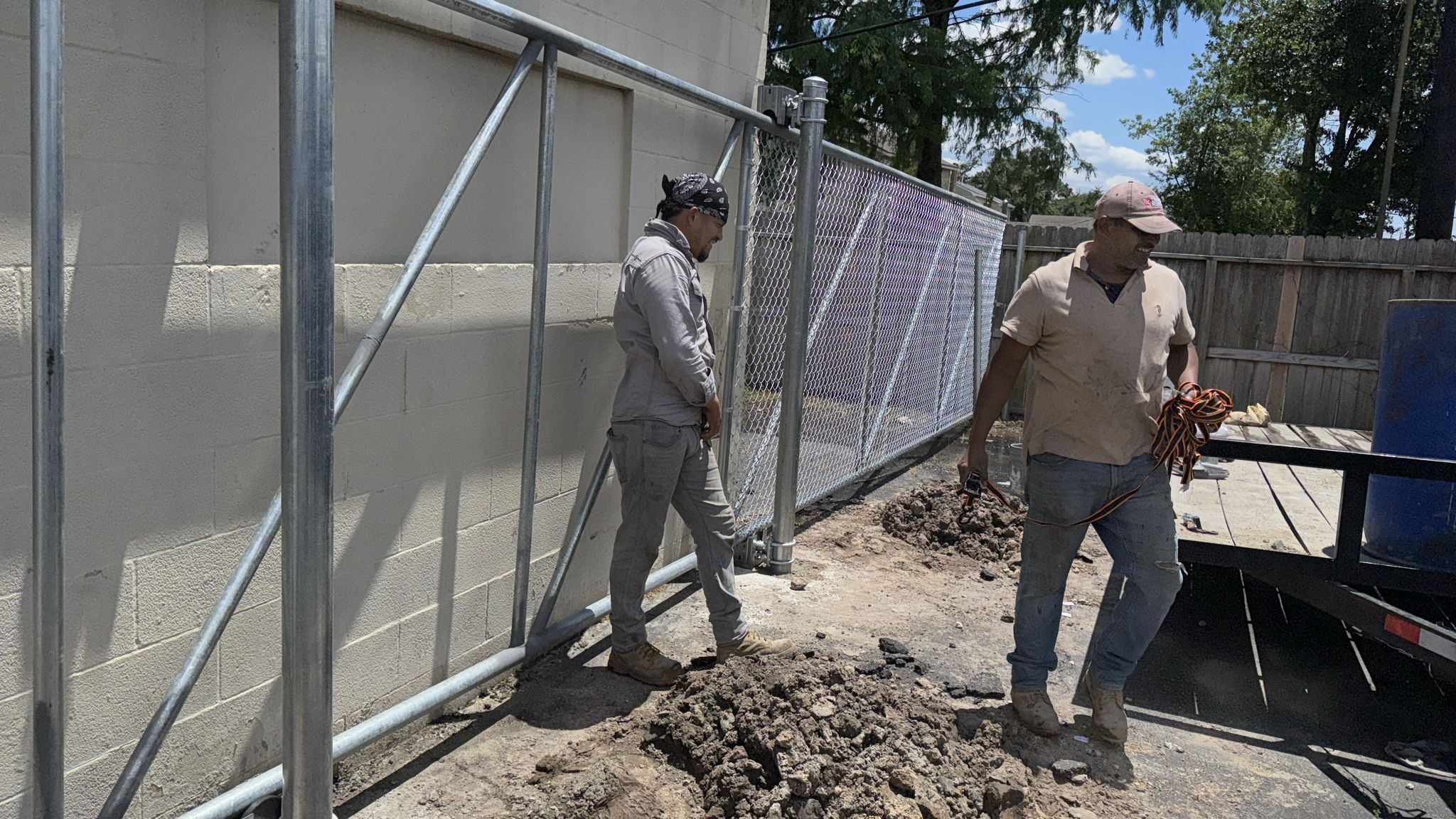 Commercial security gate Houston TX