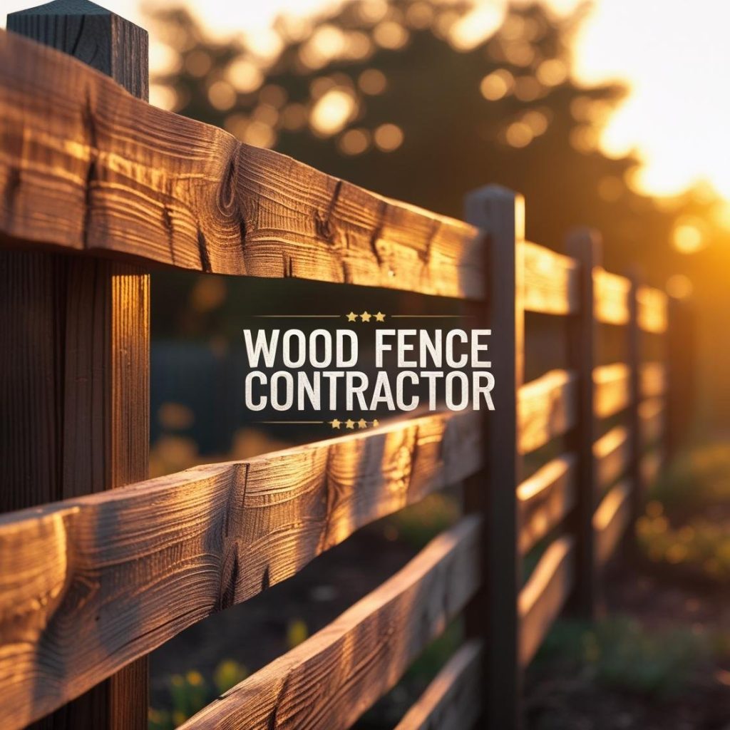 houston-wood-fence-contractor-installation - Mustang Fencing and Gates