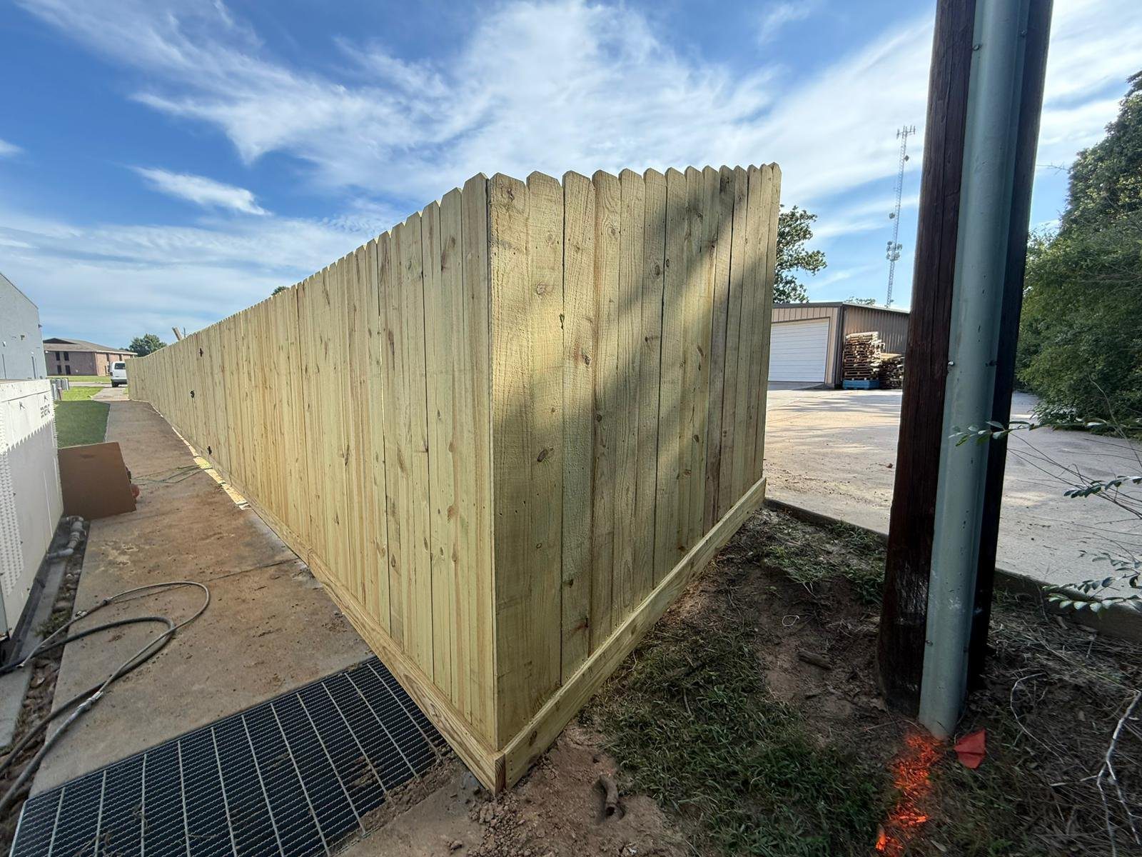 Cedar wood fence Houston contractor