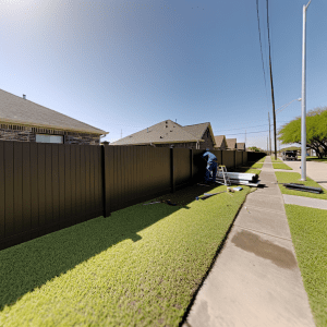 Secure Your Sanctuary: Mustang Fencing's Durable Vinyl Fence Installation in 77016