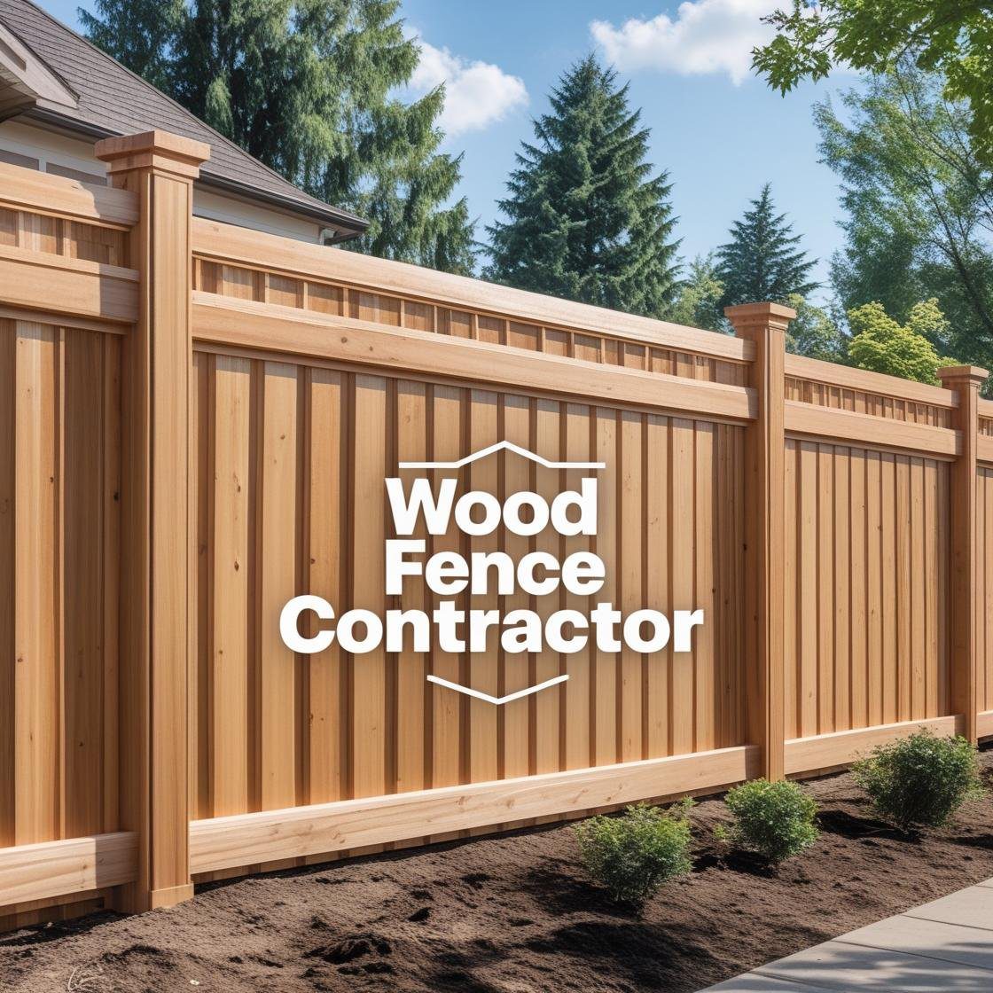 Cedar fence installation by licensed fence contractors