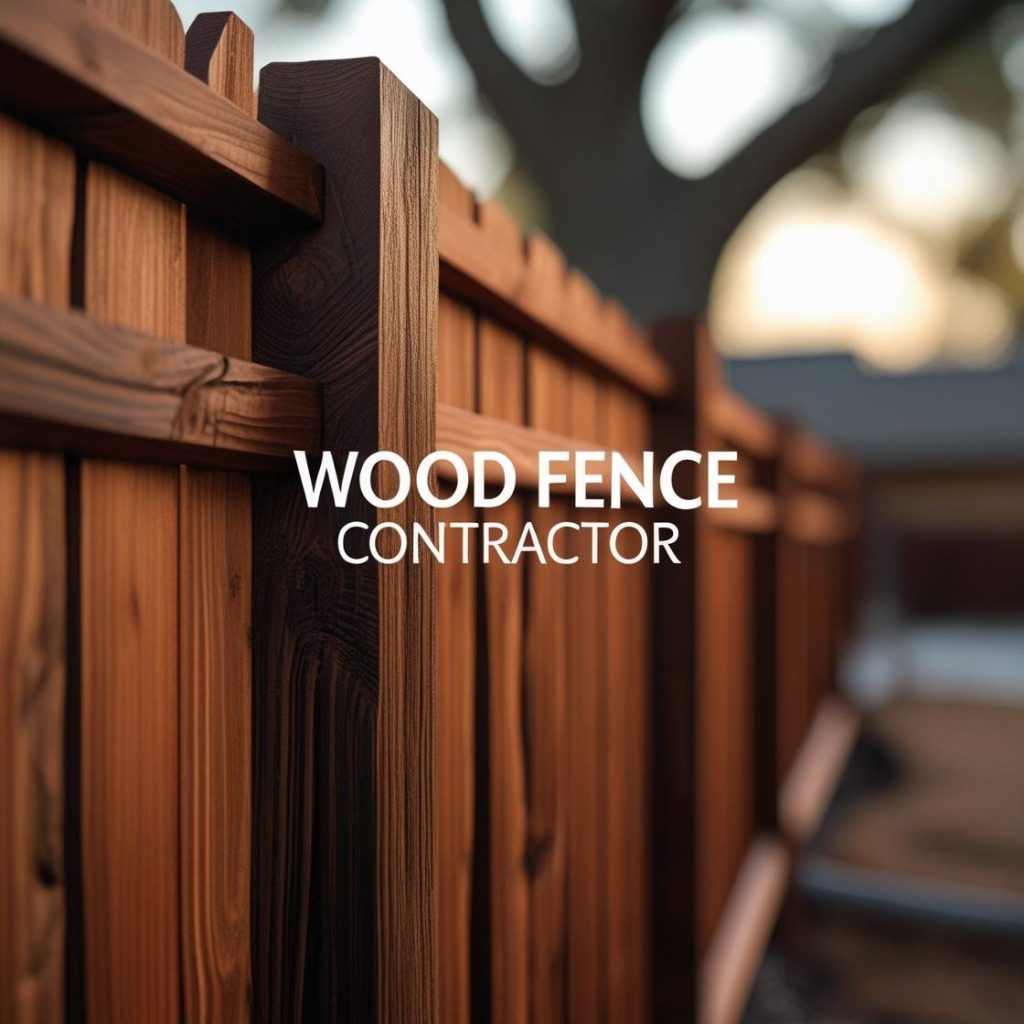 wood-fence-contractor-houston-installation-services - Mustang Fencing and Gates Wood fence contractor houston installation services