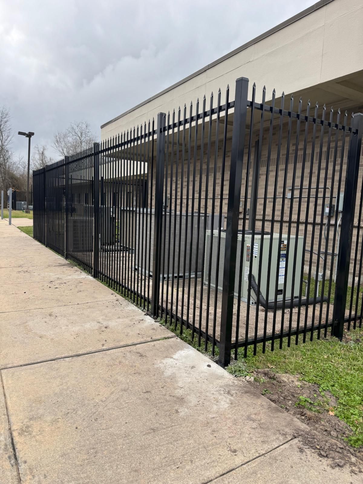 Mustang Fencing commercial project photo in Houston TX