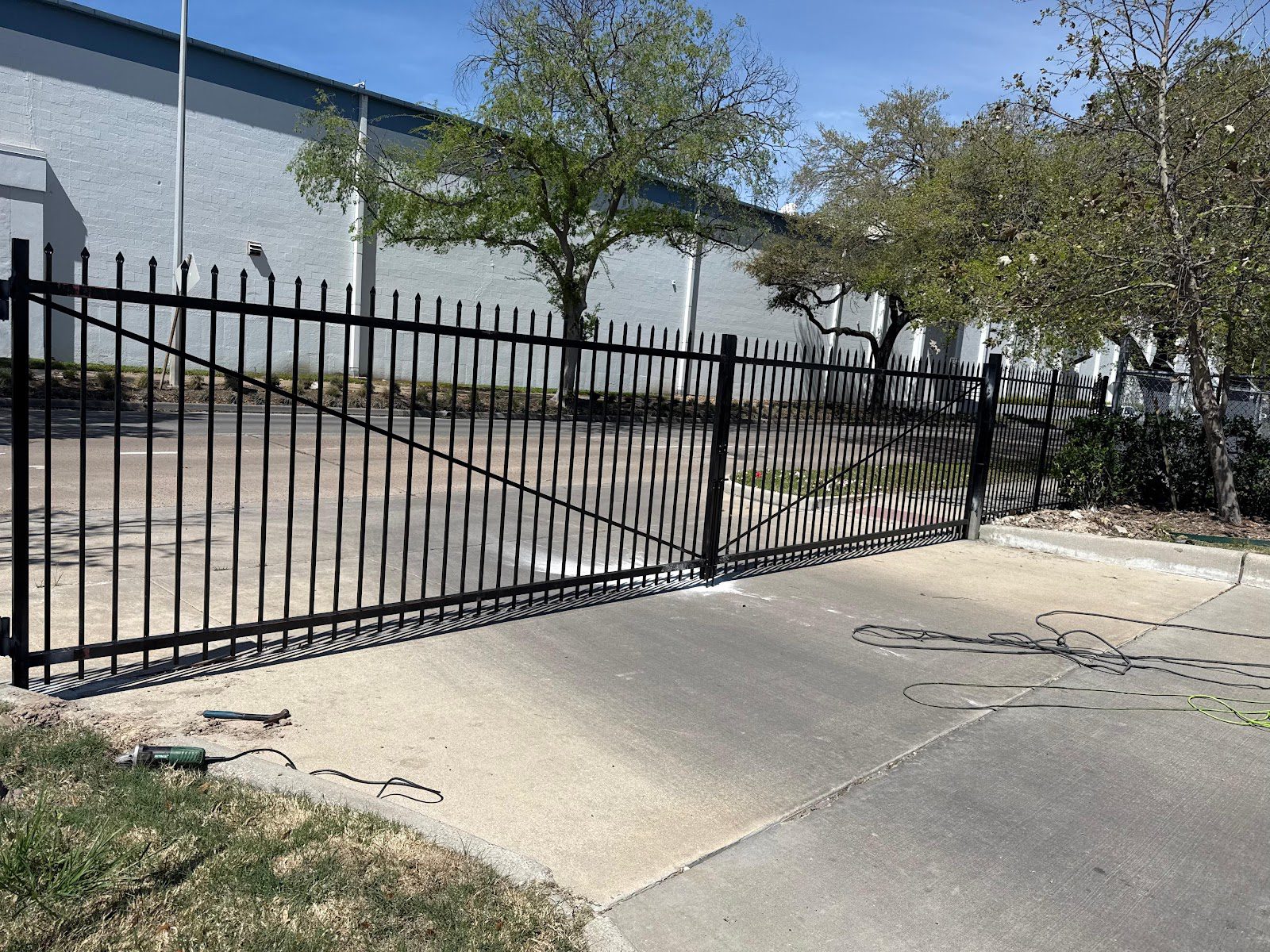 Mustang Fencing commercial project photo in Houston TX