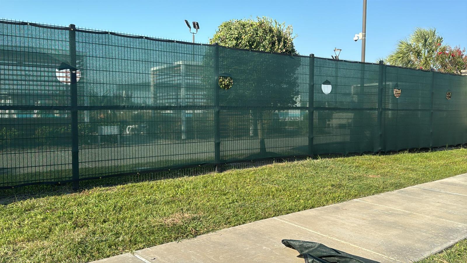 Mustang Fencing commercial project photo in Houston TX