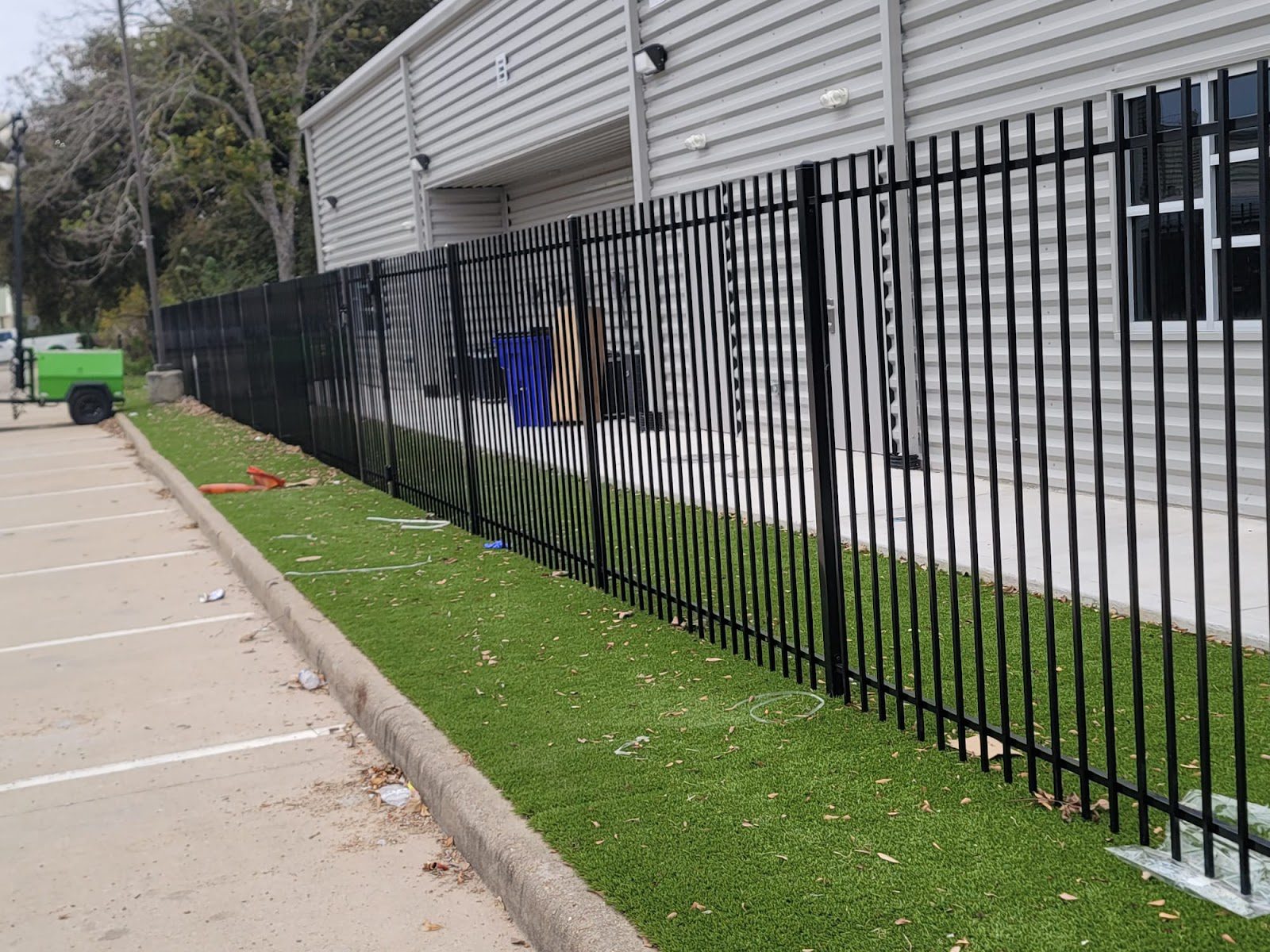 Mustang Fencing commercial project photo in Houston TX