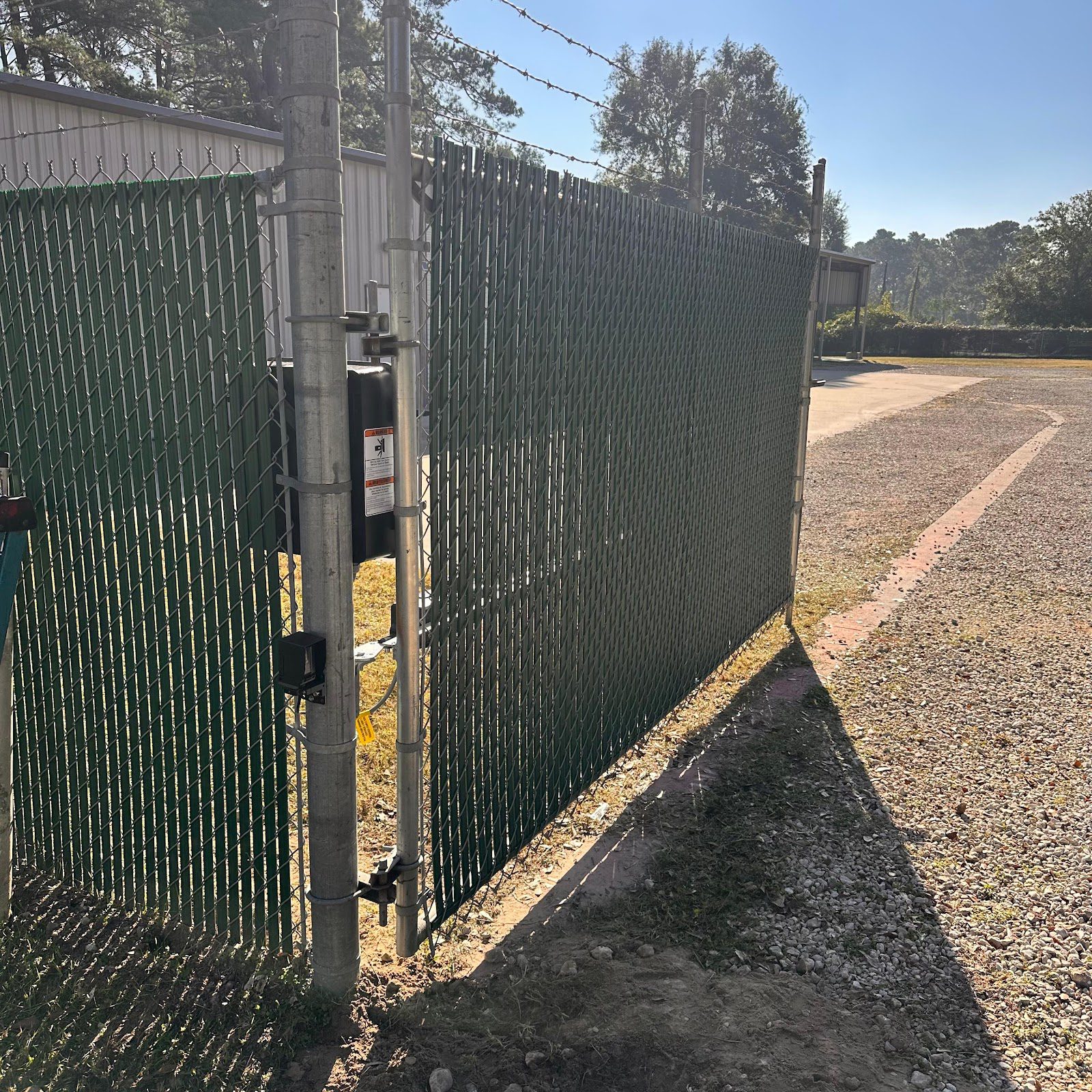Mustang Fencing commercial project photo in Houston TX