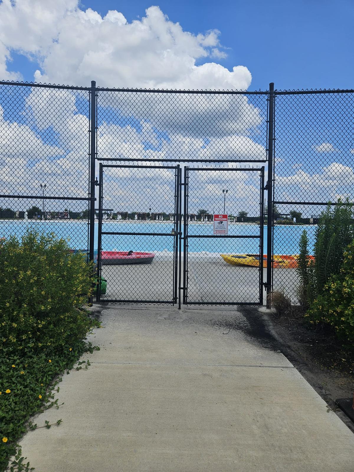 Mustang Fencing commercial project photo in Houston TX