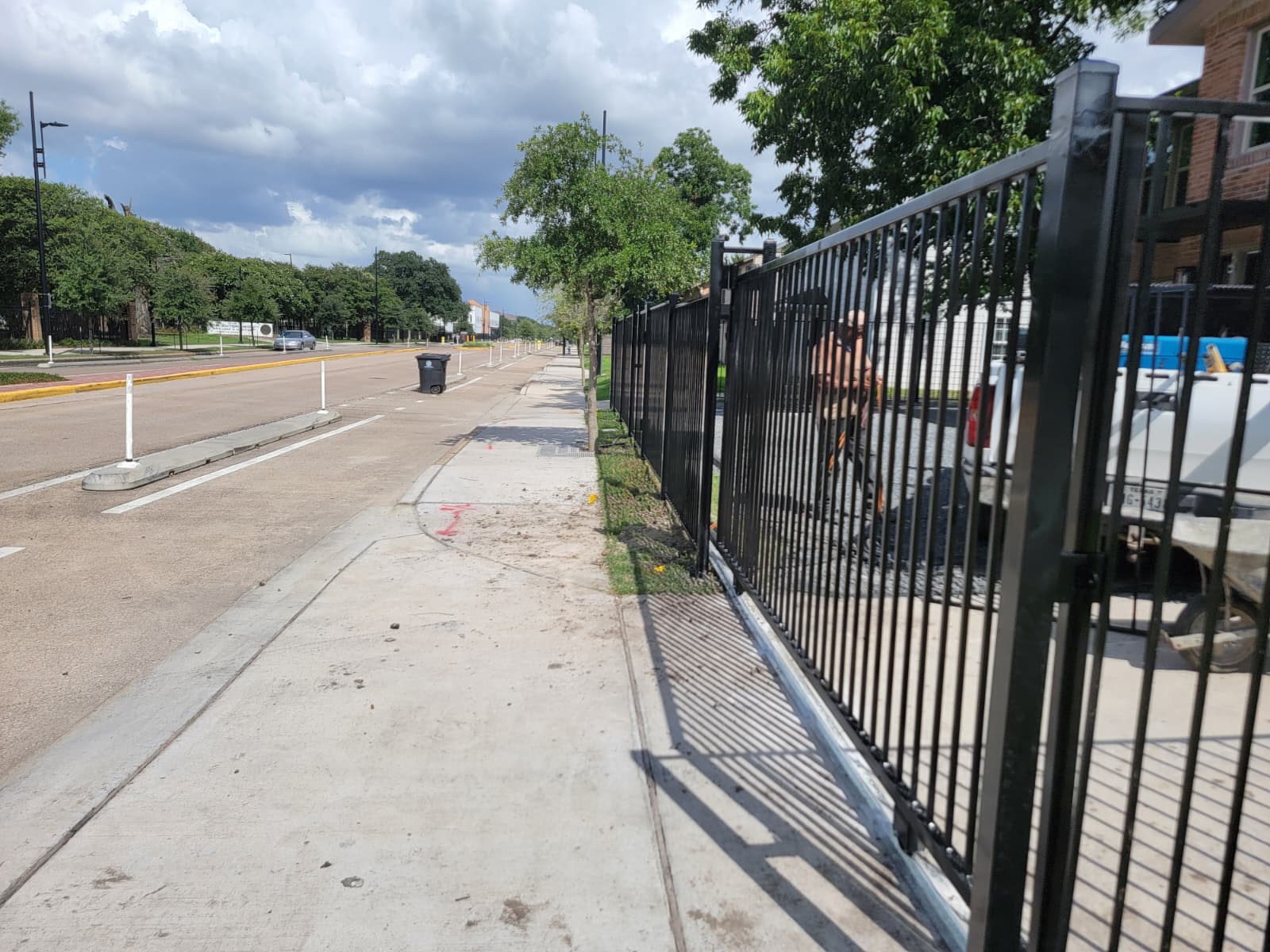 Mustang Fencing commercial project photo in Houston TX