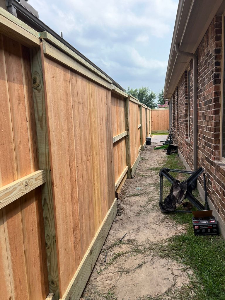 Crafting a Timeless Wooden Fence in Katy Texas